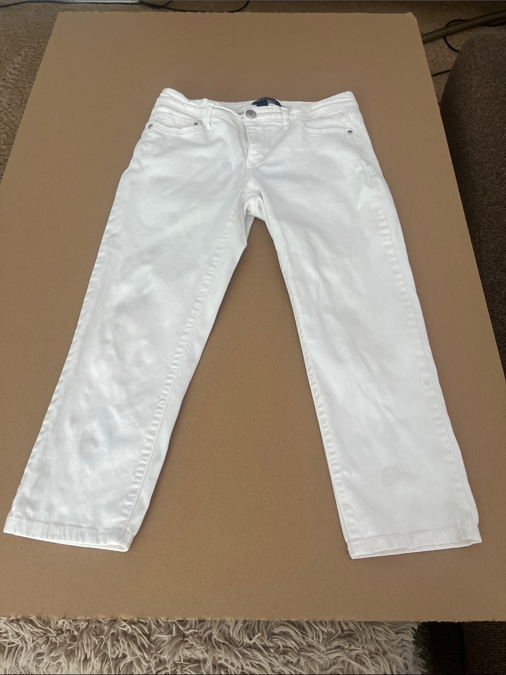Bandolino White Straight Leg Men's Jeans